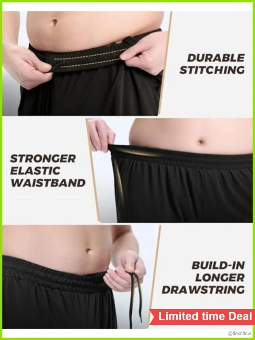 2 Pack Big & Tall Men's Gym Shorts 3XL-5XL Mesh Athletic Basketball